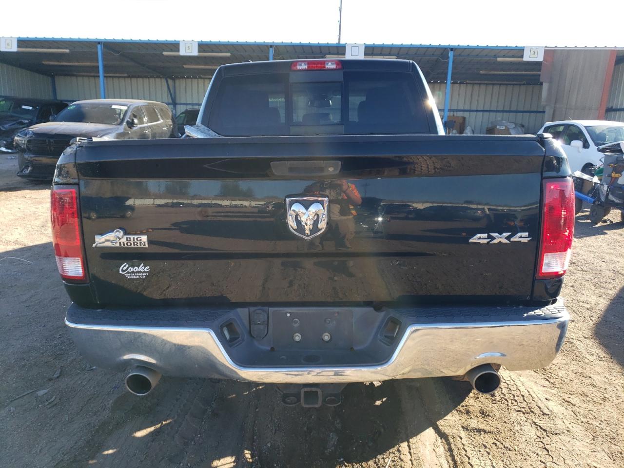 2015 RAM 1500 VIN 1C6RR7LM6FS512032 Copart auction photo, side / front end damage thumbnail 6
