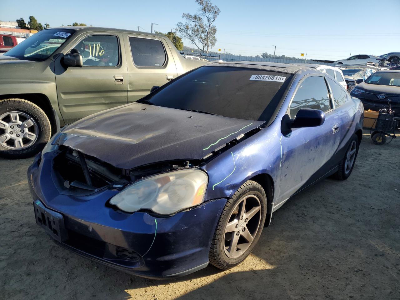 2002 Acura RSX VIN JH4DC54892C028031
