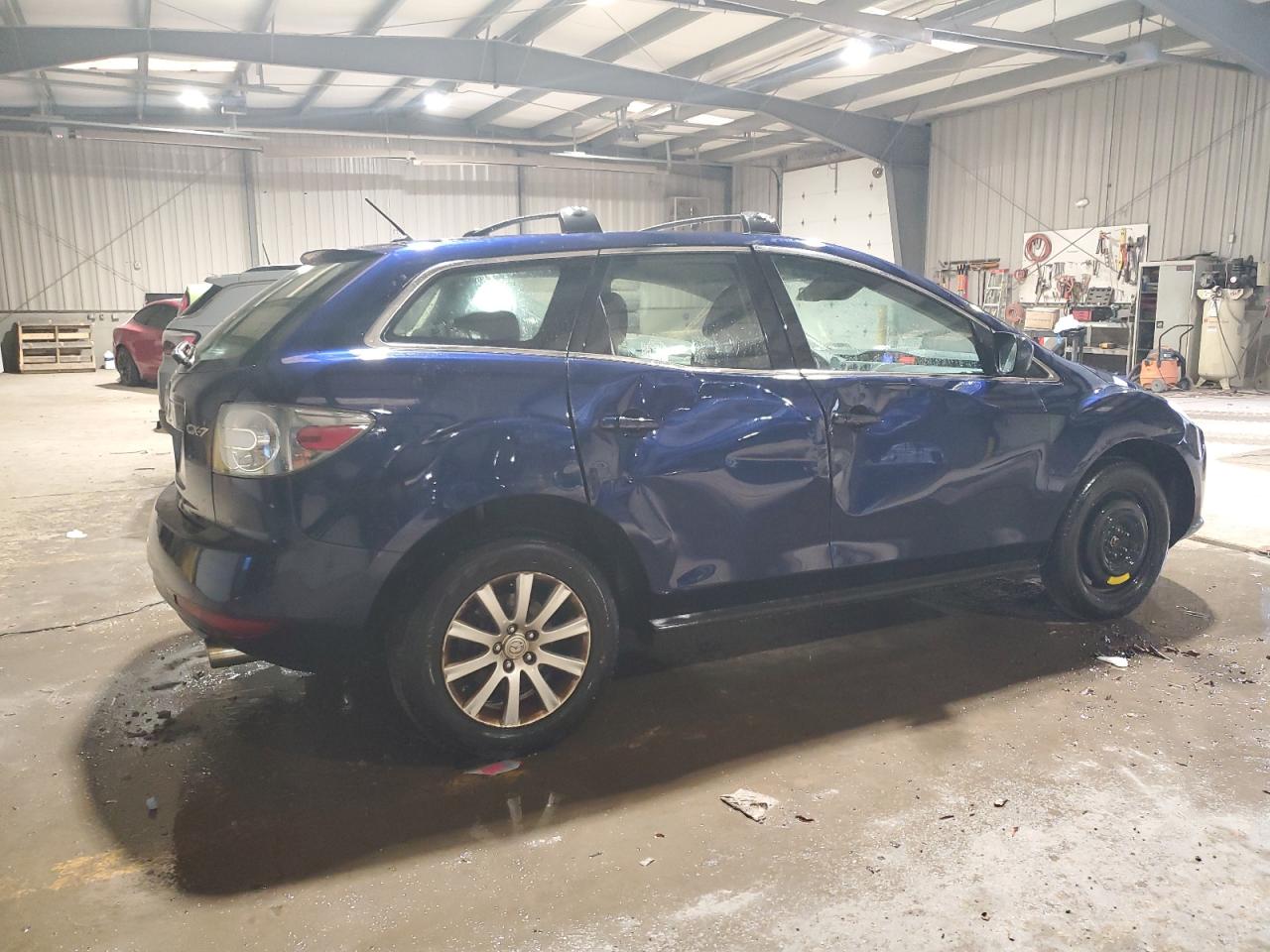2010 Mazda CX-7 VIN JM3ER2W51A0348487 Copart auction photo, side damage thumbnail 3