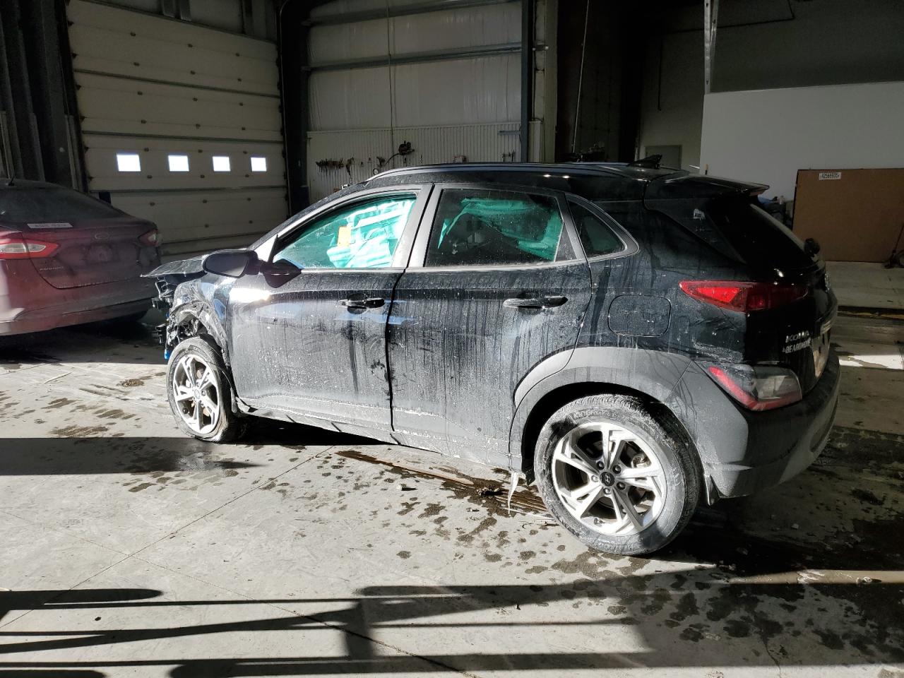 2023 Hyundai Kona VIN KM8K6CAB3PU989144 Copart auction photo, front end damage thumbnail 2