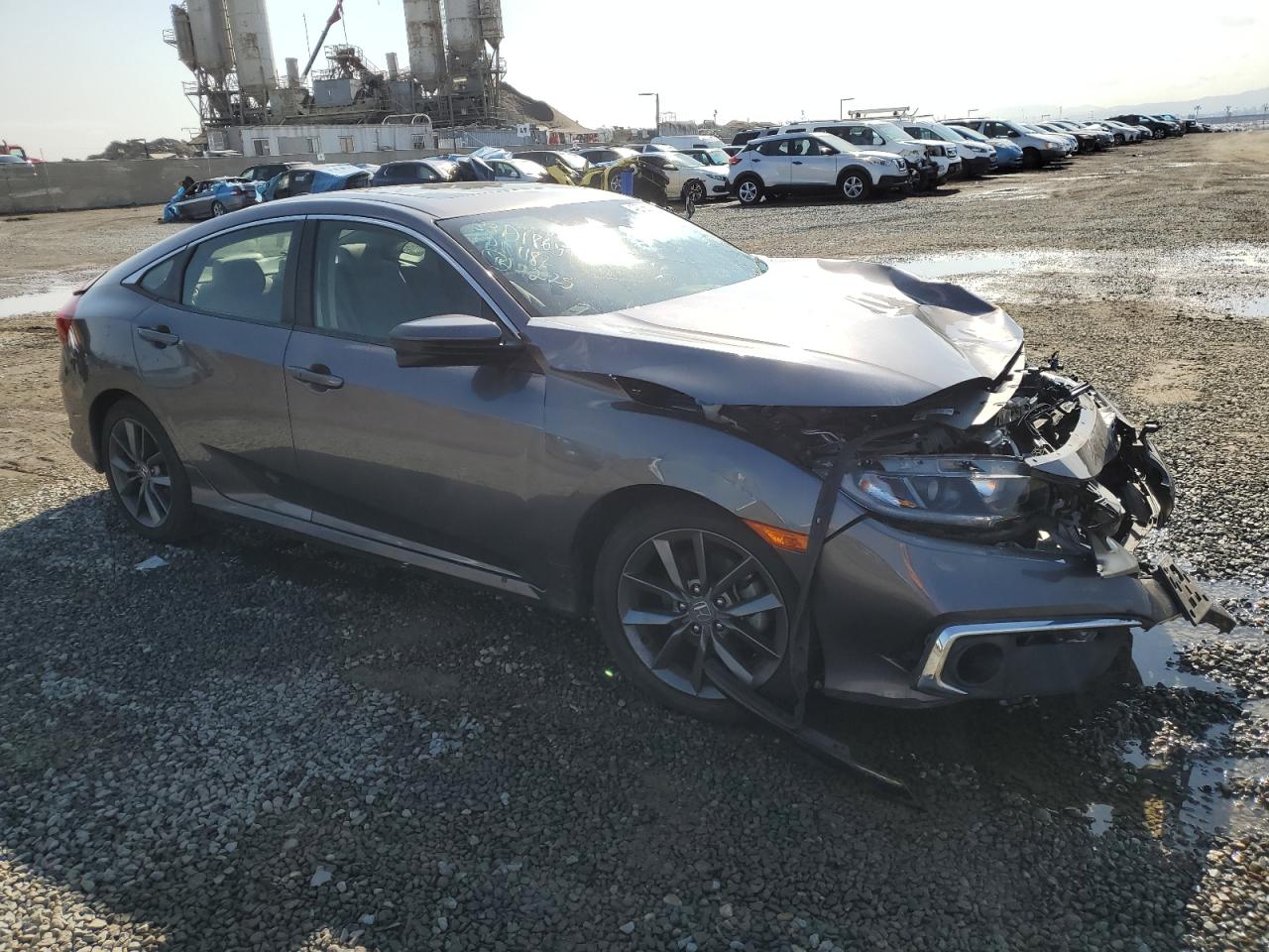 2019 Honda Civic VIN JHMFC1F33KX006862 Copart auction photo, front end damage thumbnail 4