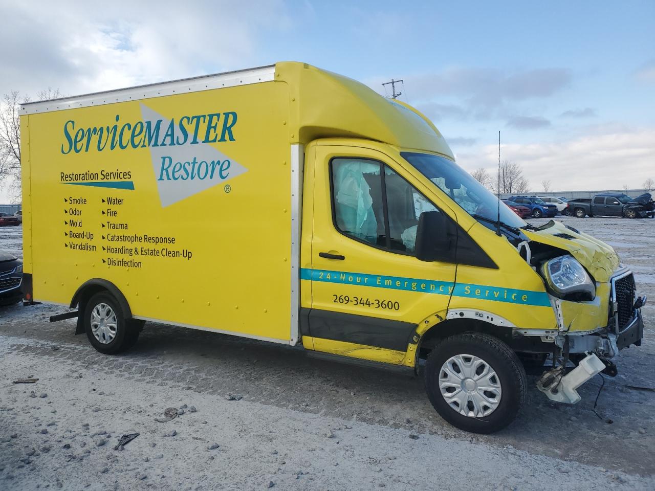 2021 Ford Transit VIN 1FDBW5P87MKA86025 Copart auction photo, front end damage thumbnail 4