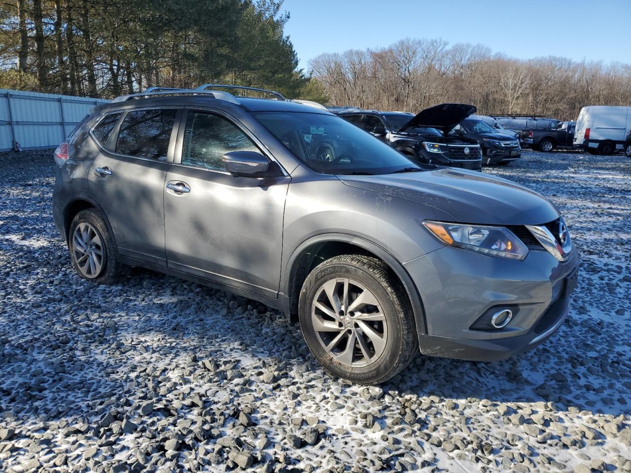 2015 Nissan Rogue VIN 5N1AT2MV9FC783853 Copart auction photo, side damage thumbnail 4