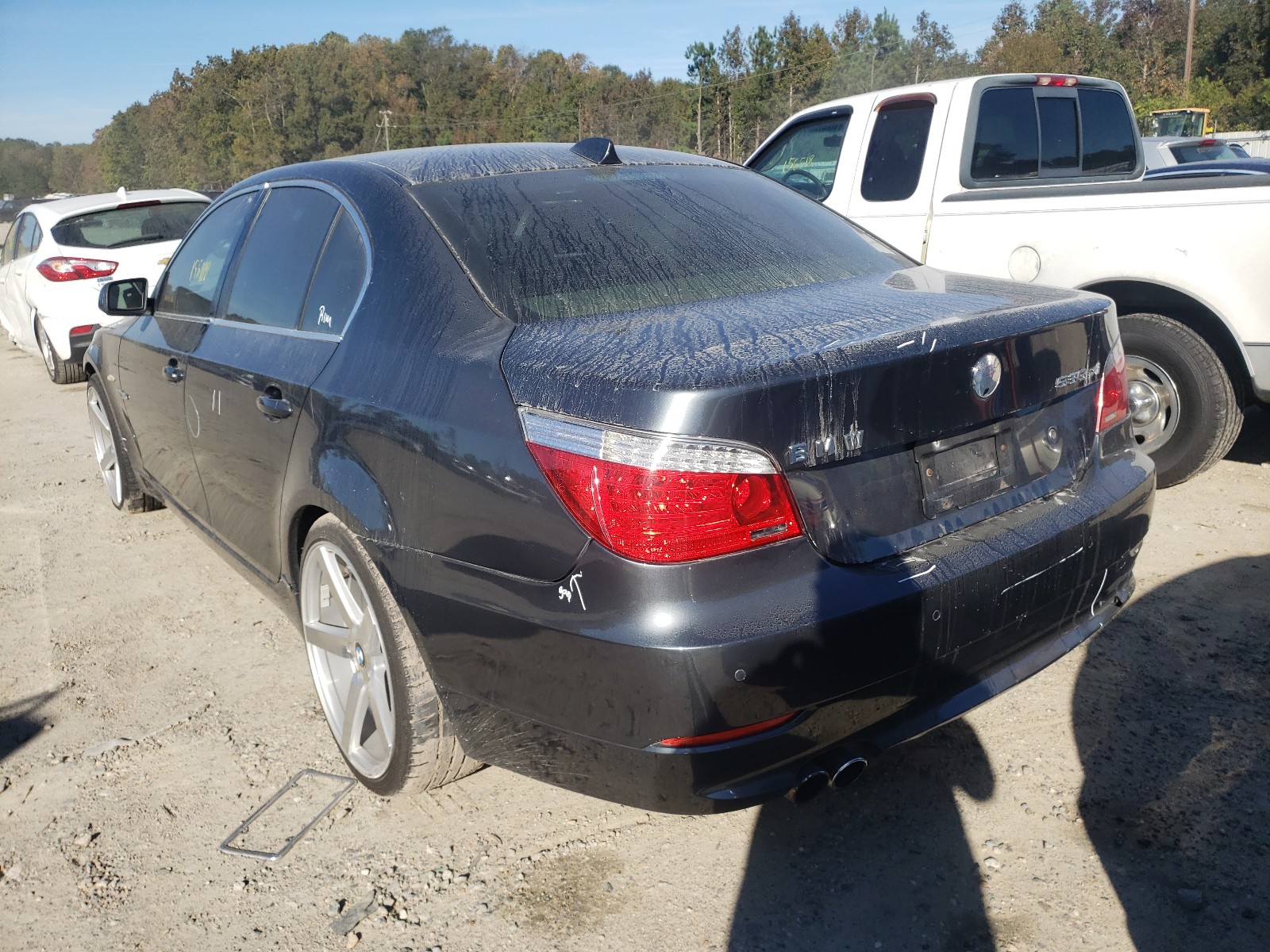 2008 BMW 5er VIN WBANV93598CZ60623 Copart auction photo, all over / minor dent/scratches damage thumbnail 3