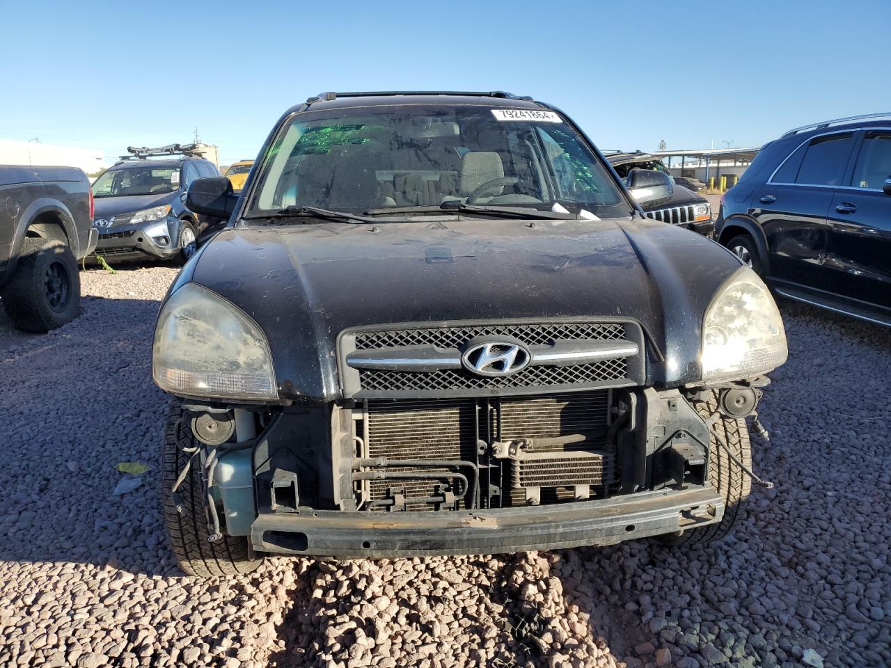 2008 Hyundai Tucson VIN KM8JN12D58U799513 Copart auction photo, front end damage thumbnail 5