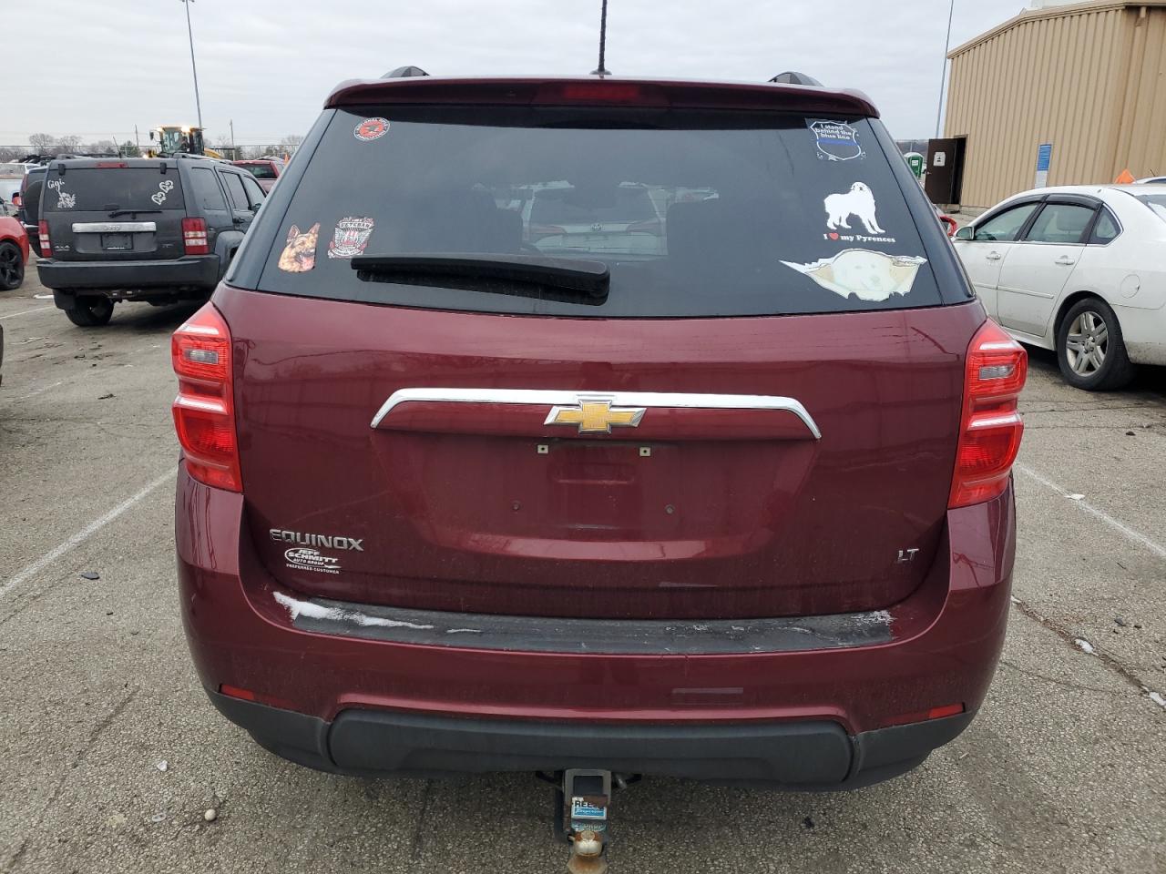 2017 Chevrolet Equinox VIN 2GNALCEK1H1560172 Copart auction photo, front end damage thumbnail 6
