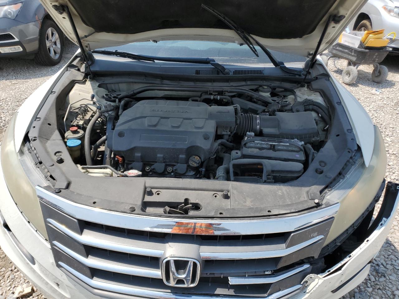 2010 Honda Accord VIN 5J6TF2H58AL002516 Copart auction photo, front end damage thumbnail 12