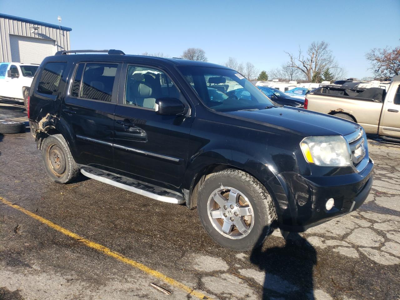 2011 Honda Pilot VIN 5FNYF3H99BB051152 Copart auction photo, rear end damage thumbnail 4