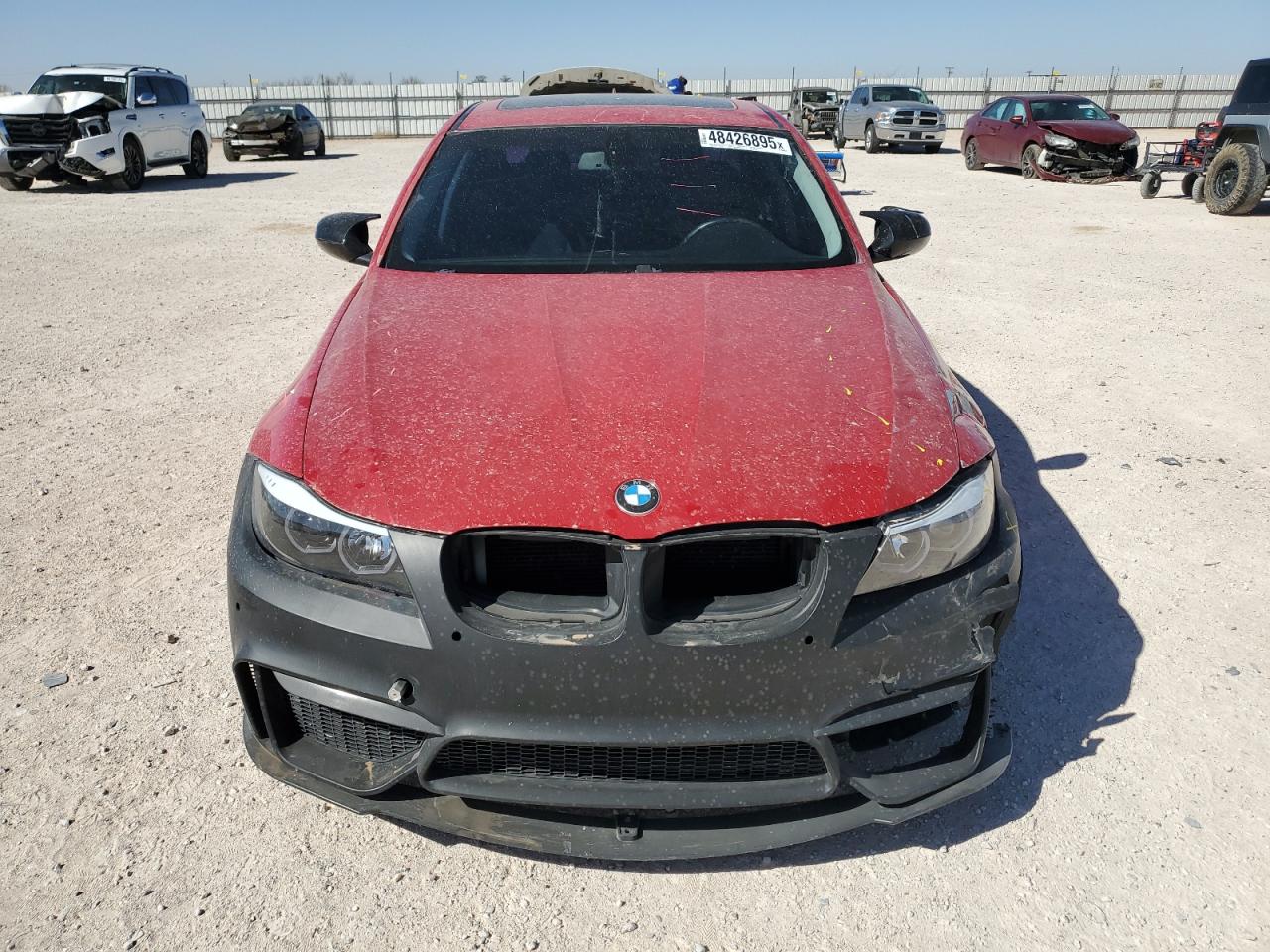 2009 BMW 3er VIN WBAPH775X9NM46039 Copart auction photo, front end / side damage thumbnail 5