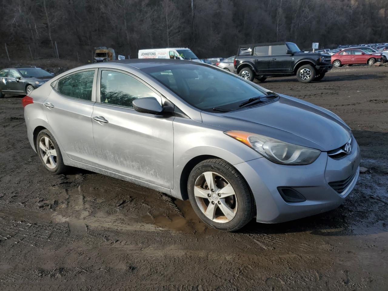 2011 Hyundai Elantra VIN KMHDH4AE4BU113369 Copart auction photo, minor dent/scratches damage thumbnail 4