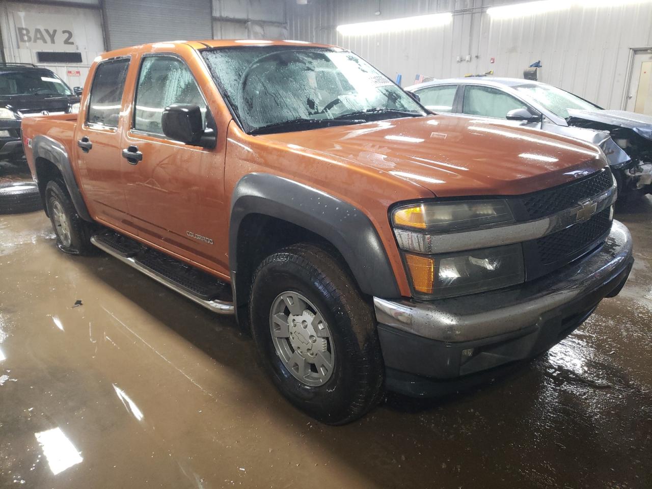 2005 Chevrolet Colorado VIN 1GCDT136858240405 Copart auction photo, side damage thumbnail 4