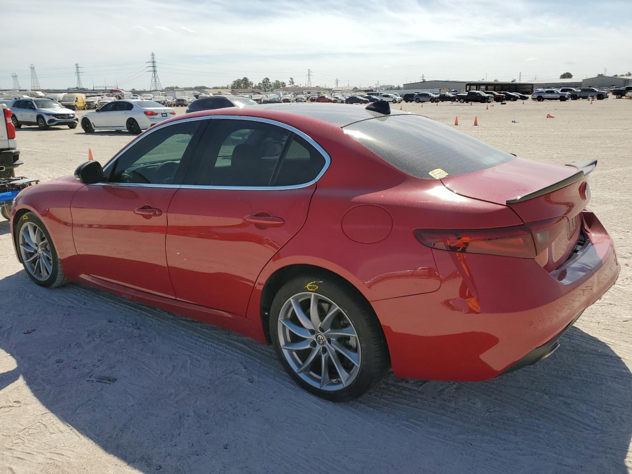 2017 Alfa Romeo Giulia VIN ZARFAEBN5H7536786 Copart auction photo, rear end damage thumbnail 2