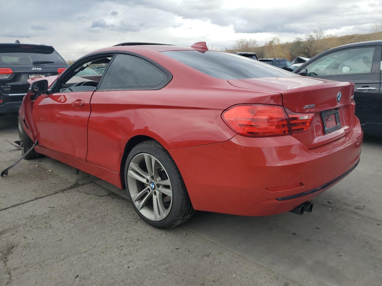 2014 BMW 4er VIN WBA3N9C59EK244717 Copart auction photo, front end damage thumbnail 2