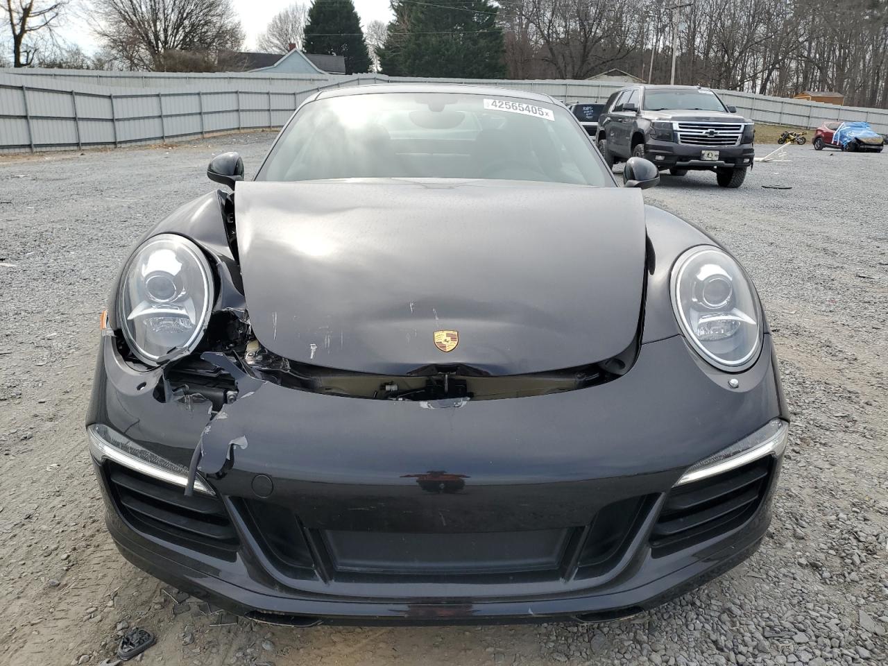 2013 Porsche 911 VIN WP0AB2A97DS121934 Copart auction photo, front end damage thumbnail 5