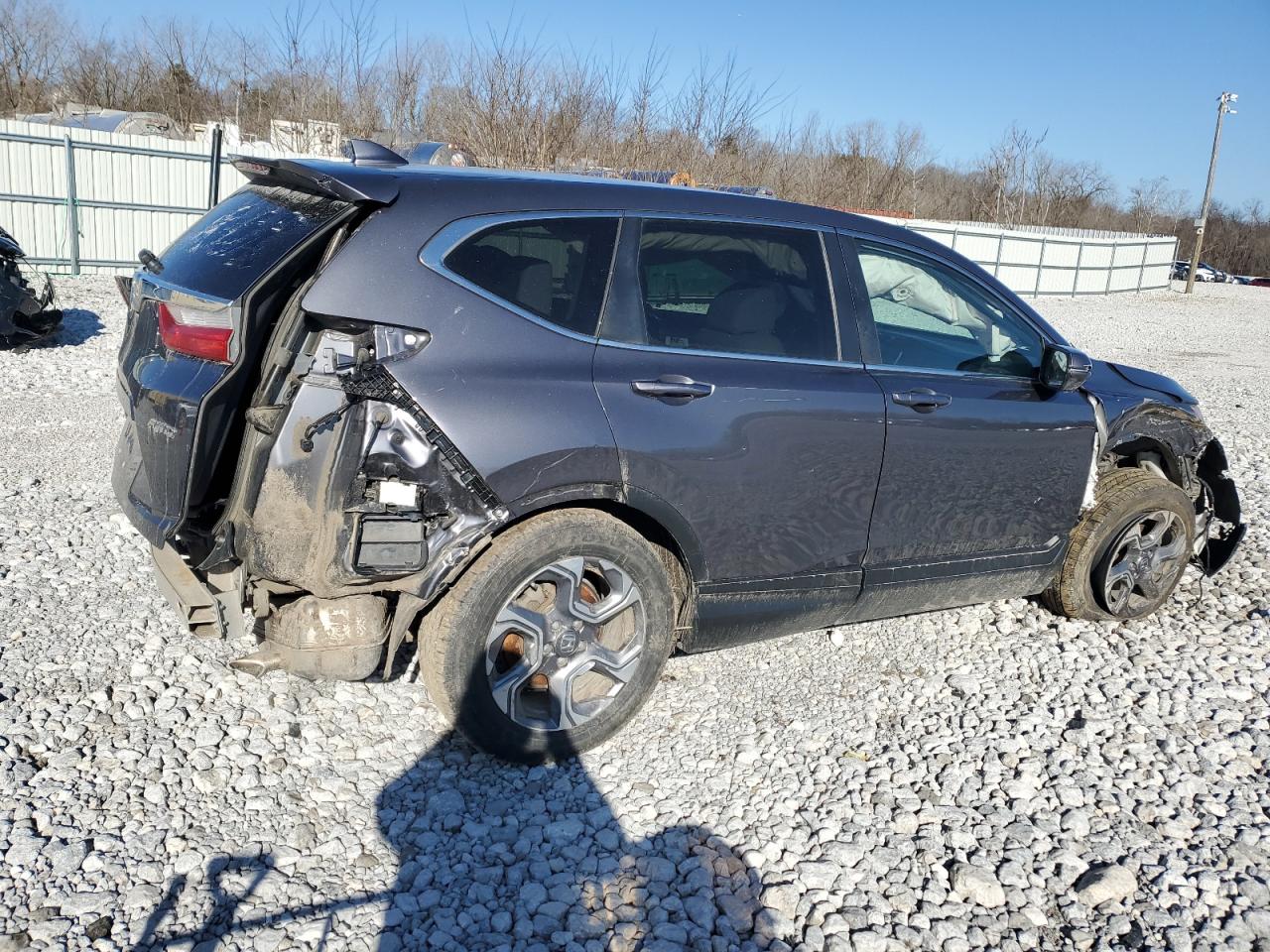 2017 Honda CR-V VIN 2HKRW2H8XHH608604 Copart auction photo, rear end / front end damage thumbnail 3