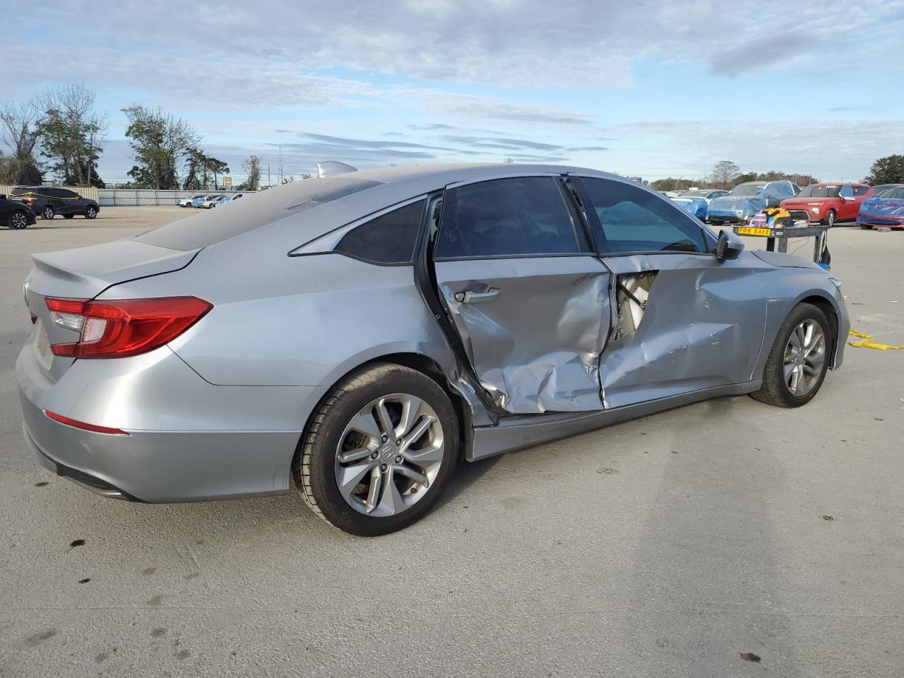 2018 Honda Accord VIN 1HGCV1F14JA084941 Copart auction photo, side / minor dent/scratches damage thumbnail 3