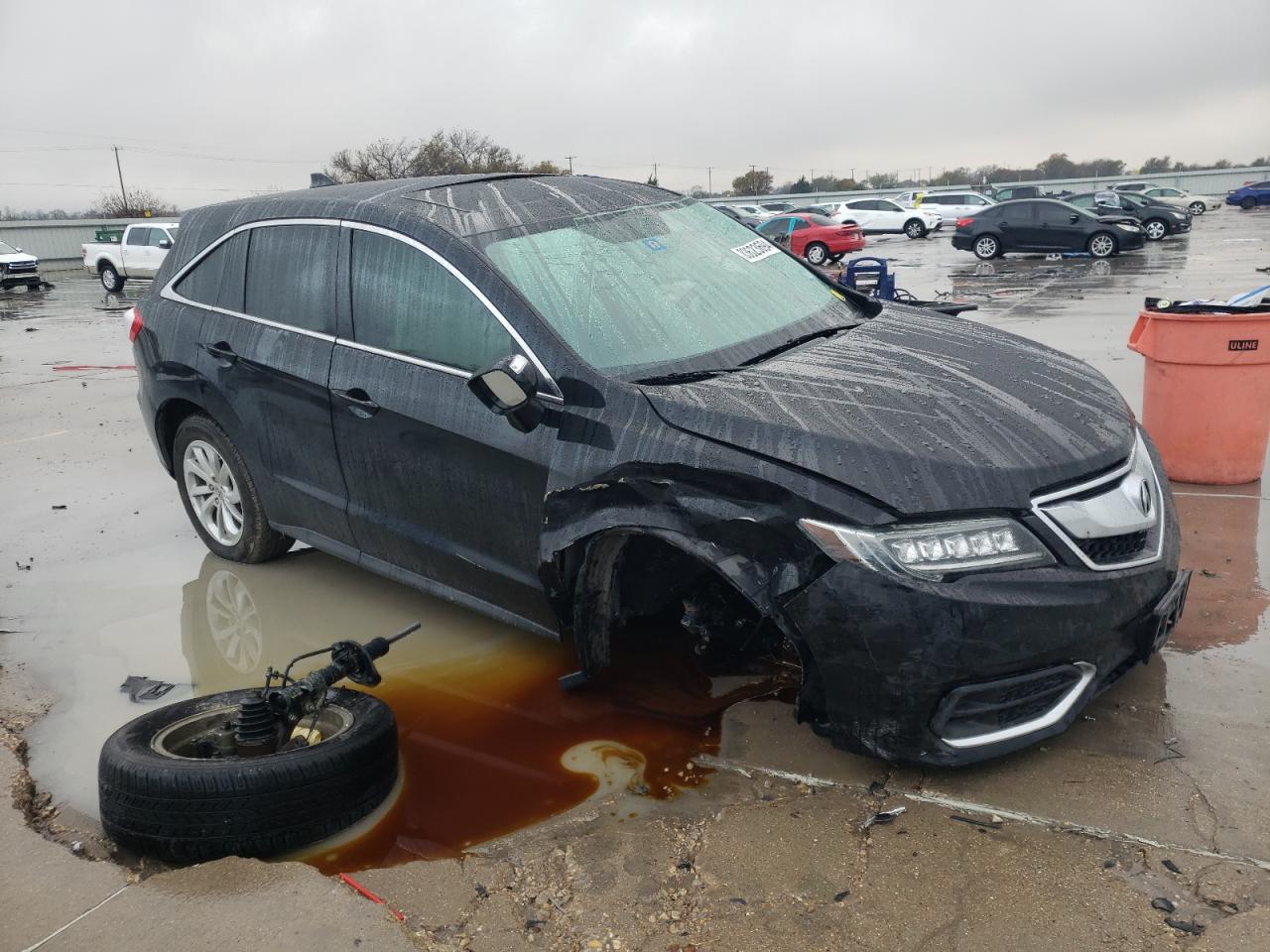 2016 Acura RDX VIN 5J8TB3H3XGL009502 Copart auction photo, side / all over damage thumbnail 4