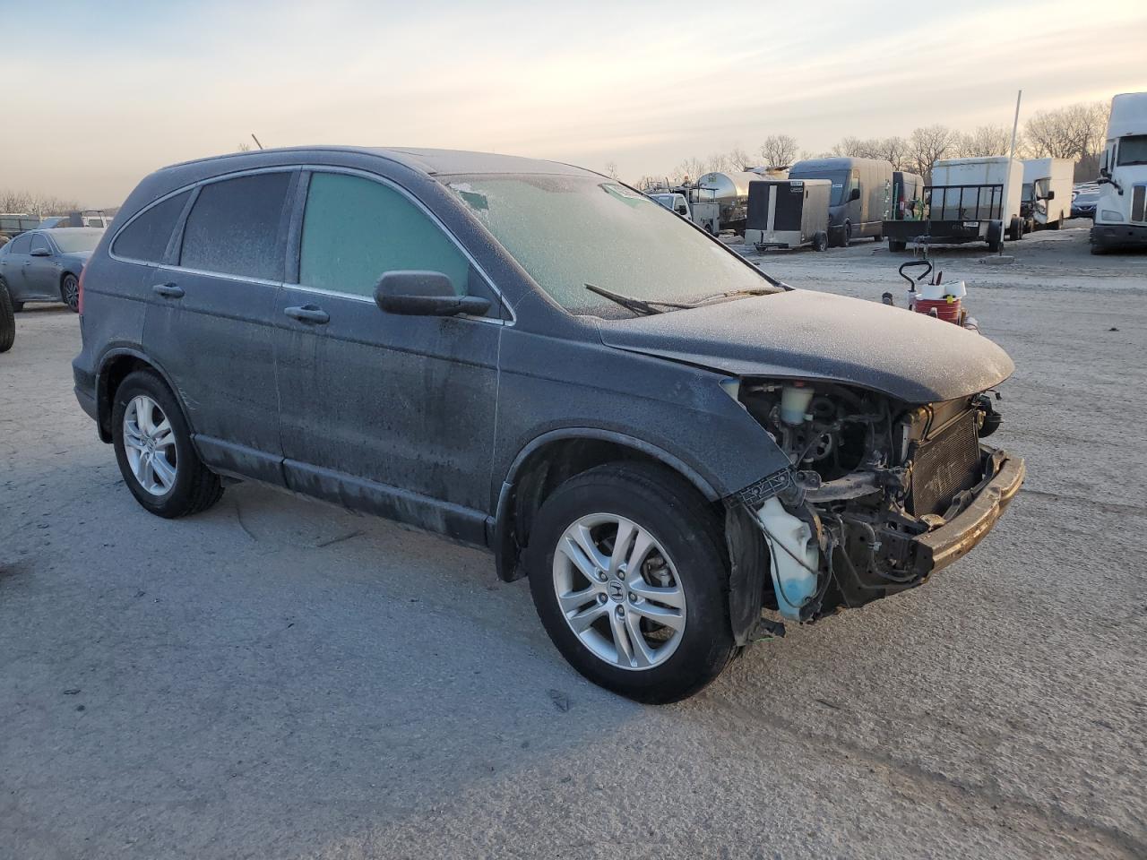 2010 Honda CR-V VIN 5J6RE4H59AL045075 Copart auction photo, frame damage / front end damage thumbnail 4