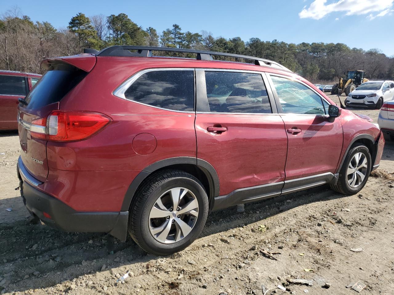 2019 Subaru Ascent VIN 4S4WMAFD4K3435115 Copart auction photo, top/roof damage thumbnail 3
