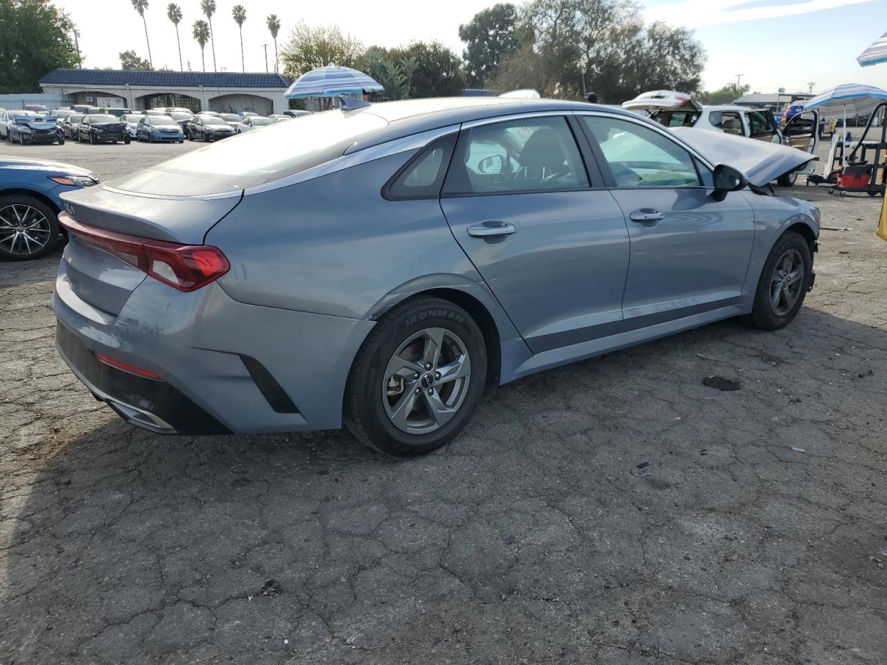 2022 KIA K5 VIN 5XXG14J26NG152373 Copart auction photo, front end / minor dent/scratches damage thumbnail 3