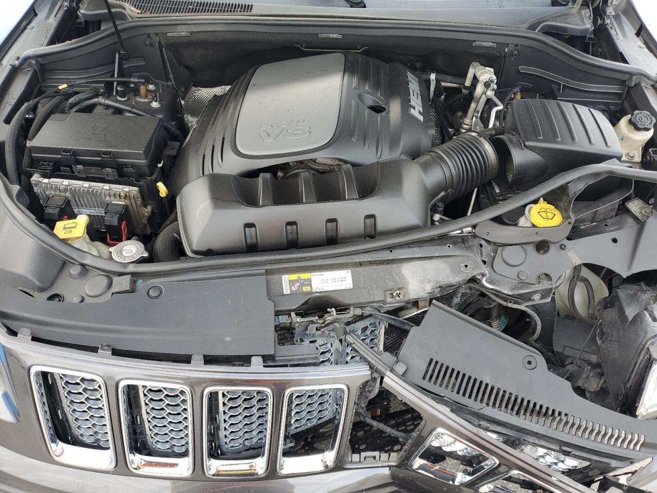 2014 Jeep Grand Cherokee VIN 1C4RJFJT3EC308964 Copart auction photo, front end / side damage thumbnail 12