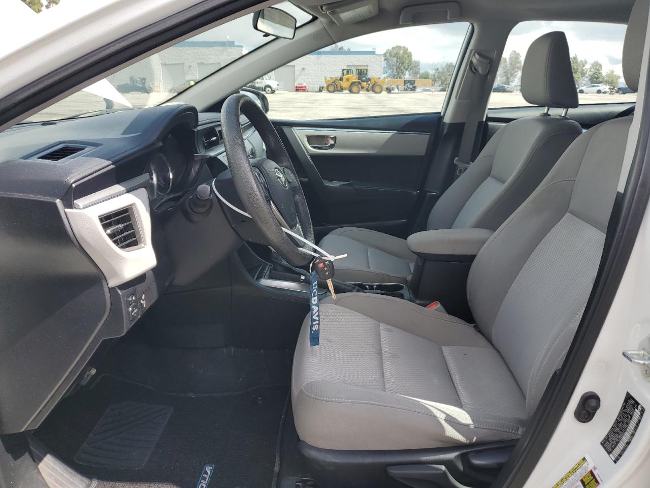 2015 Toyota Corolla VIN 5YFBURHE1FP361589 Copart auction photo, front end / side damage thumbnail 7