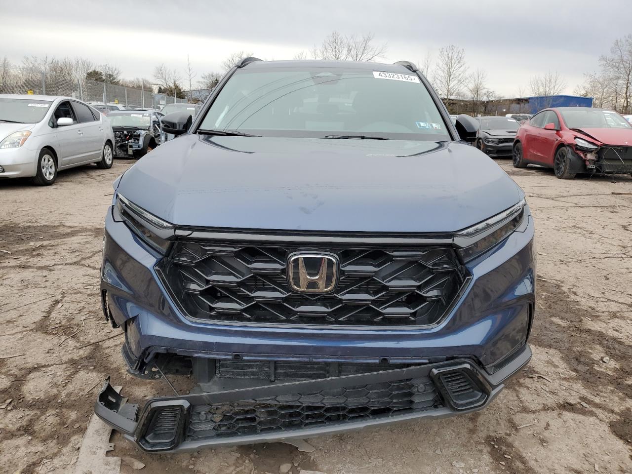 2024 Honda CR-V VIN 2HKRS6H89RH807681 Copart auction photo, side / front end damage thumbnail 5