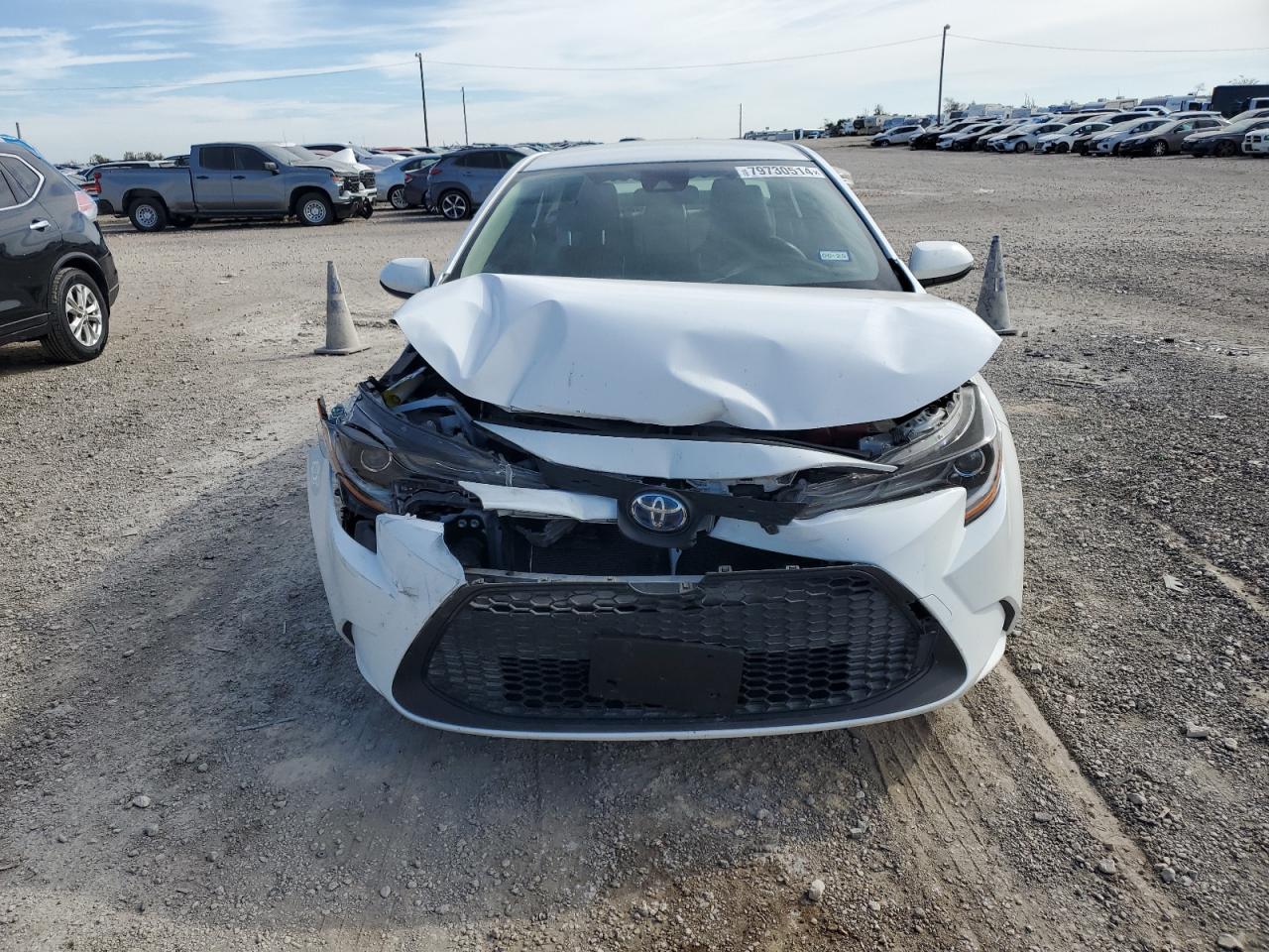 2021 Toyota Corolla VIN JTDEAMDE2MJ033209 Copart auction photo, front end / rear end damage thumbnail 5