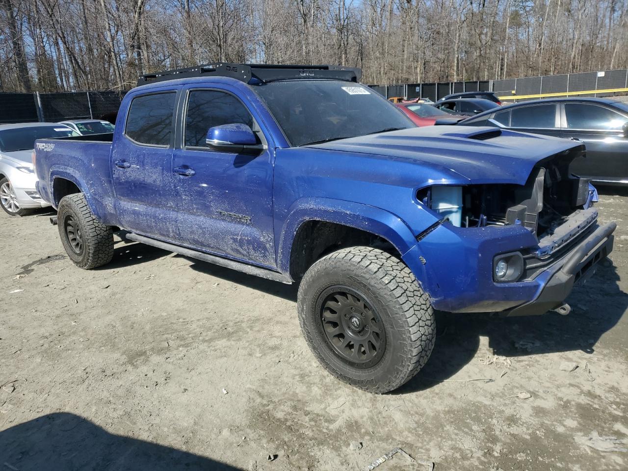 2022 Toyota Tacoma VIN 3TYDZ5BN0NT008637 Copart auction photo, front end / side damage thumbnail 4