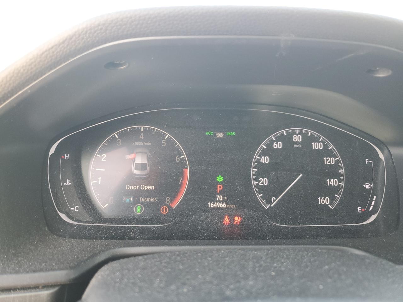 2019 Honda Accord VIN 1HGCV1F10KA083528 Copart auction photo, rear end damage thumbnail 9