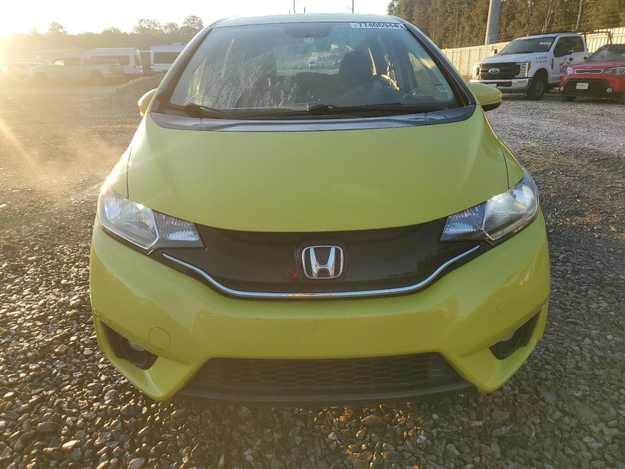 2015 Honda Fit VIN 3HGGK5H87FM771644 Copart auction photo, top/roof damage thumbnail 5
