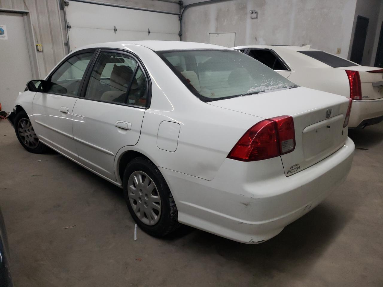 2005 Honda Civic VIN 1HGES16525L017060 Copart auction photo, front end / side damage thumbnail 2