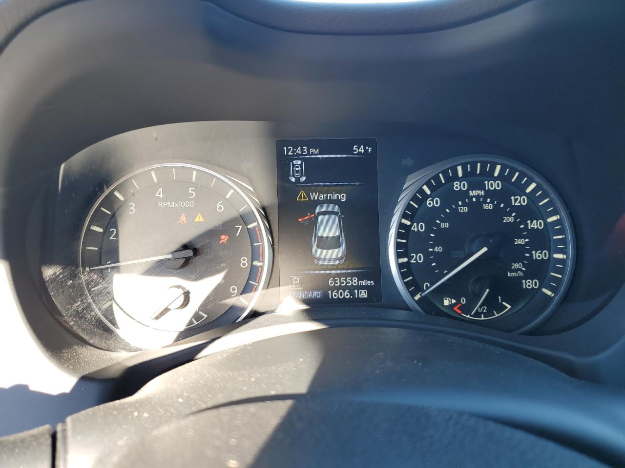 2021 Infiniti Q50 VIN JN1EV7CR4MM754790 Copart auction photo, front end / side damage thumbnail 9