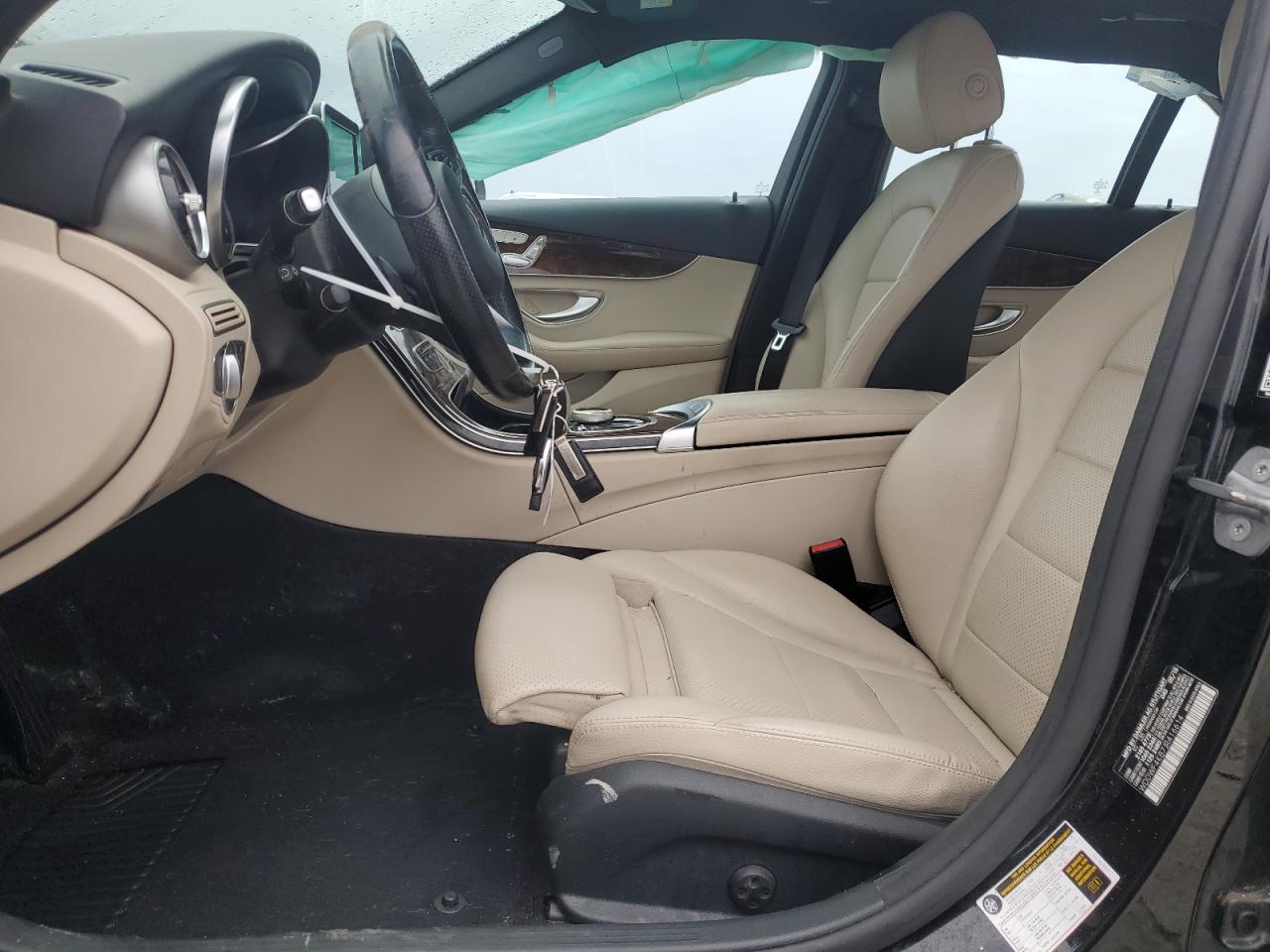 2018 Mercedes-Benz C-klasse VIN WDDWF4KB7JR416614 Copart auction photo, side damage thumbnail 7