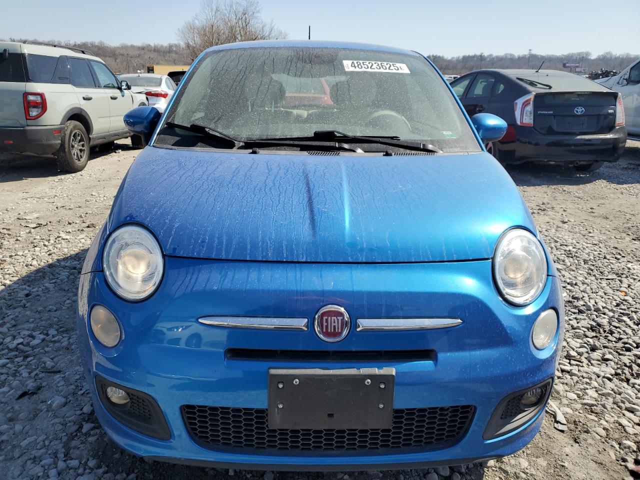 2015 Fiat 500 VIN 3C3CFFBR3FT560654 Copart auction photo, rear end damage thumbnail 5