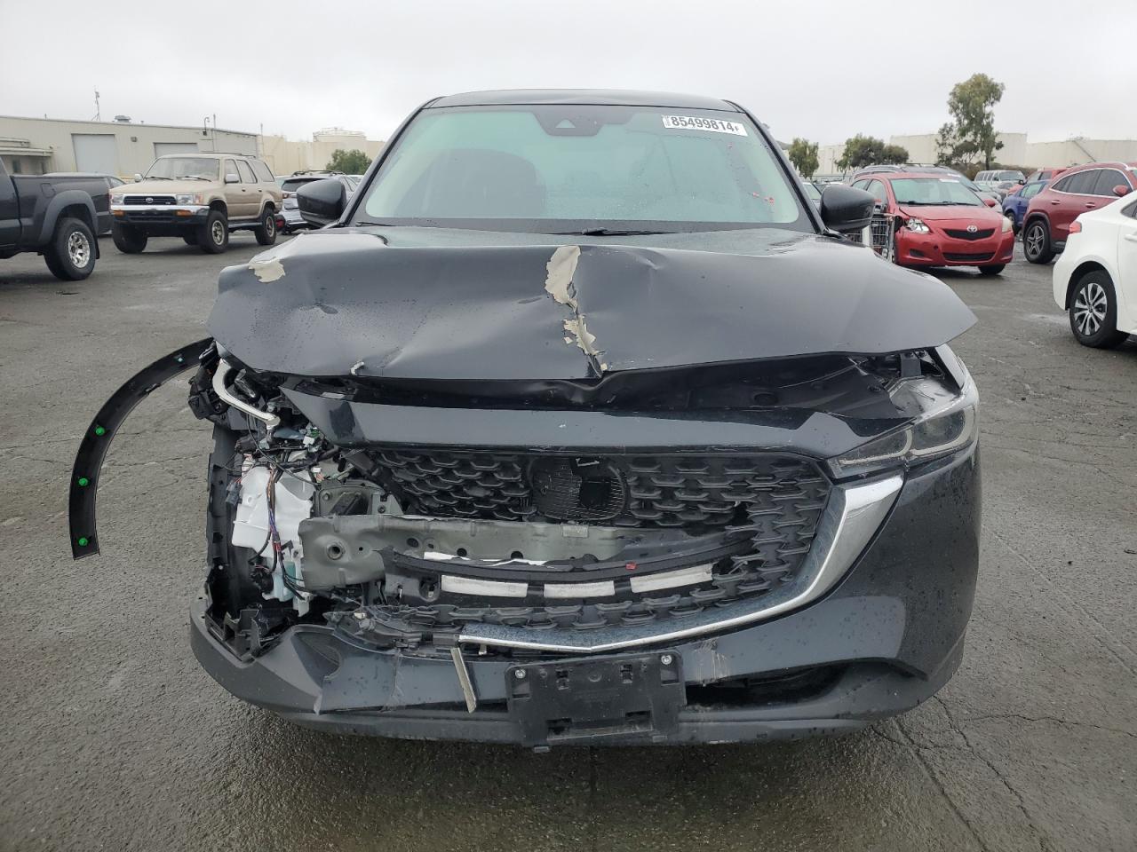 2023 Mazda CX-5 VIN JM3KFBAM7P0192037 Copart auction photo, front end / mechanical damage thumbnail 5