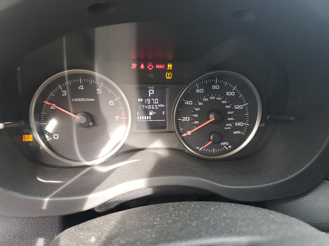 2015 Subaru XV VIN JF2GPACC0FH304852 Copart auction photo, mechanical / hail damage thumbnail 9