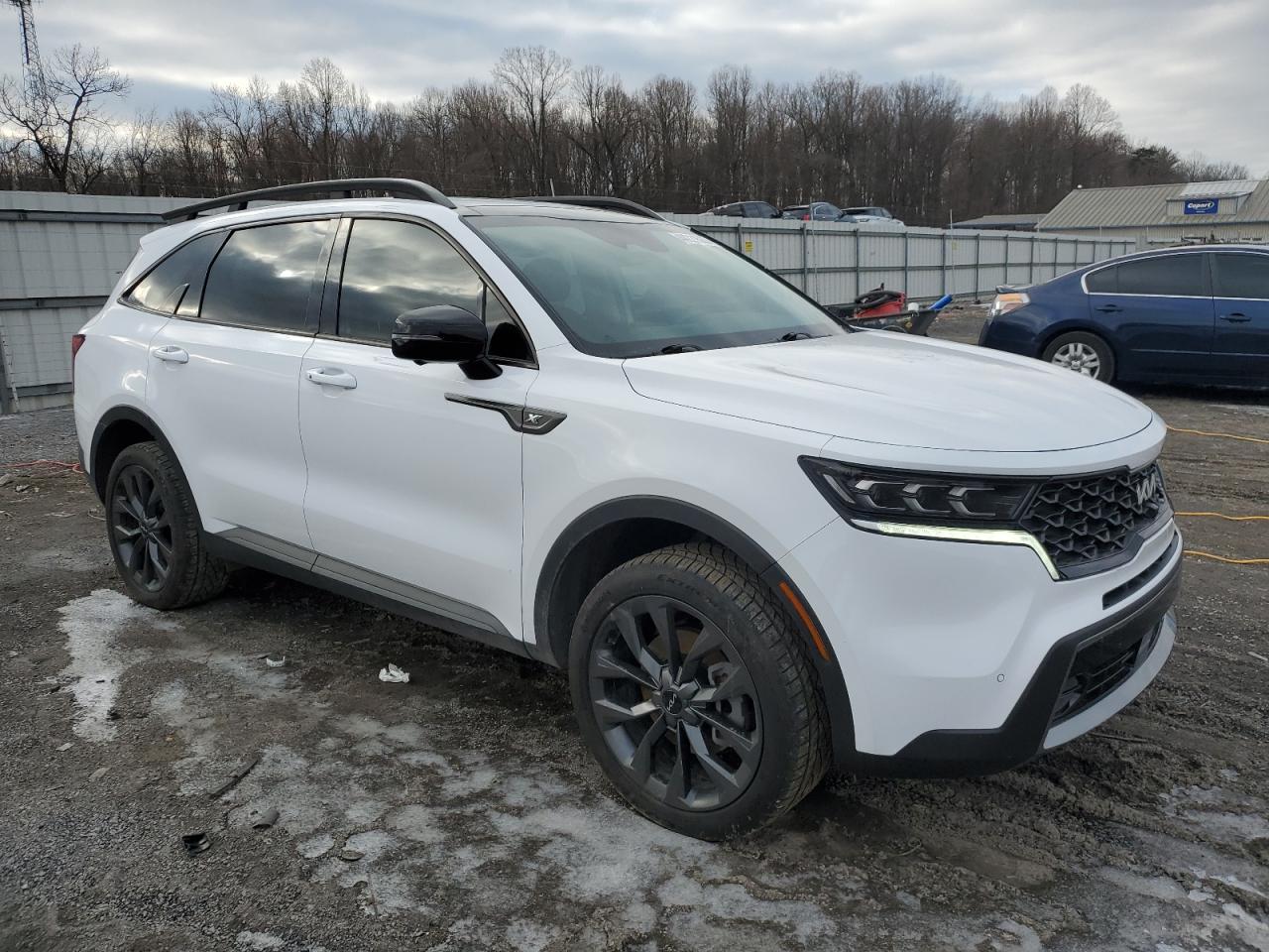 2022 KIA Sorento VIN 5XYRKDLF1NG100148 Copart auction photo, side / undercarriage damage thumbnail 4