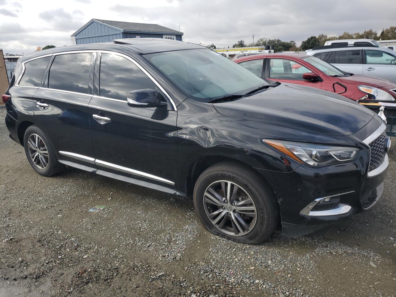 2019 Infiniti QX60 VIN 5N1DL0MM2KC519666 Copart auction photo, mechanical damage thumbnail 4