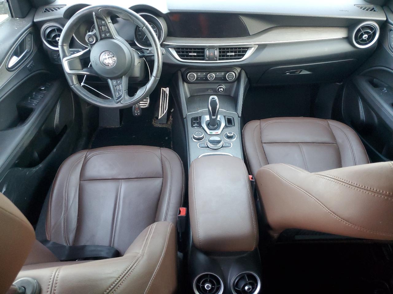 2022 Alfa Romeo Stelvio VIN ZASPAKBN3N7D27014 Copart auction photo, rear end / mechanical damage thumbnail 8