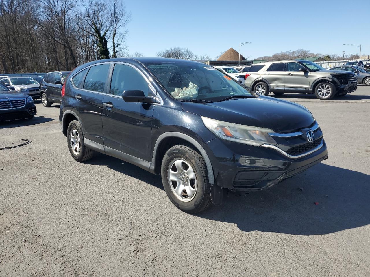 2016 Honda CR-V VIN 2HKRM4H39GH657894 Copart auction photo, front end / side damage thumbnail 4