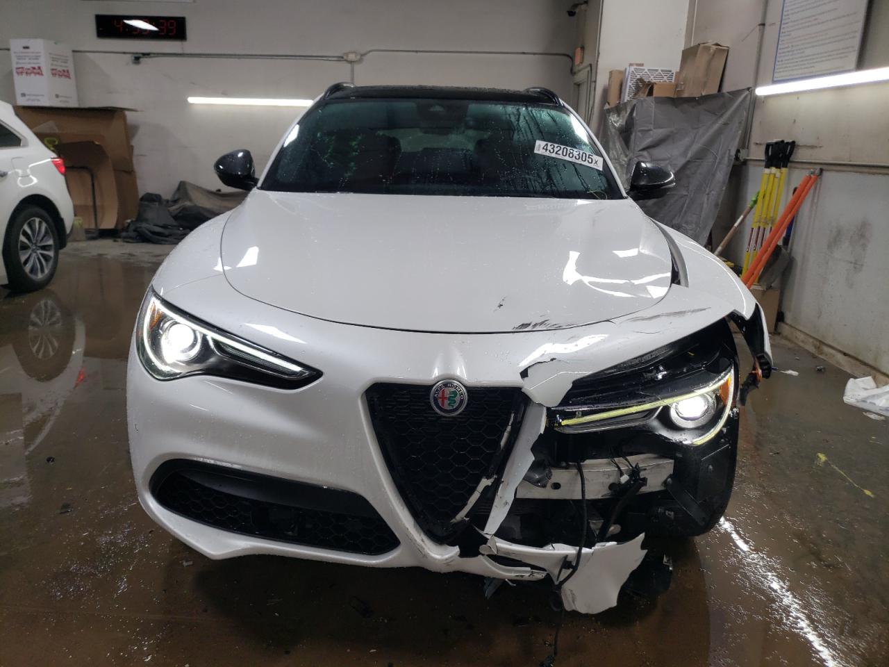 2020 Alfa Romeo Stelvio VIN ZASPAKBN4L7C74496 Copart auction photo, front end damage thumbnail 5