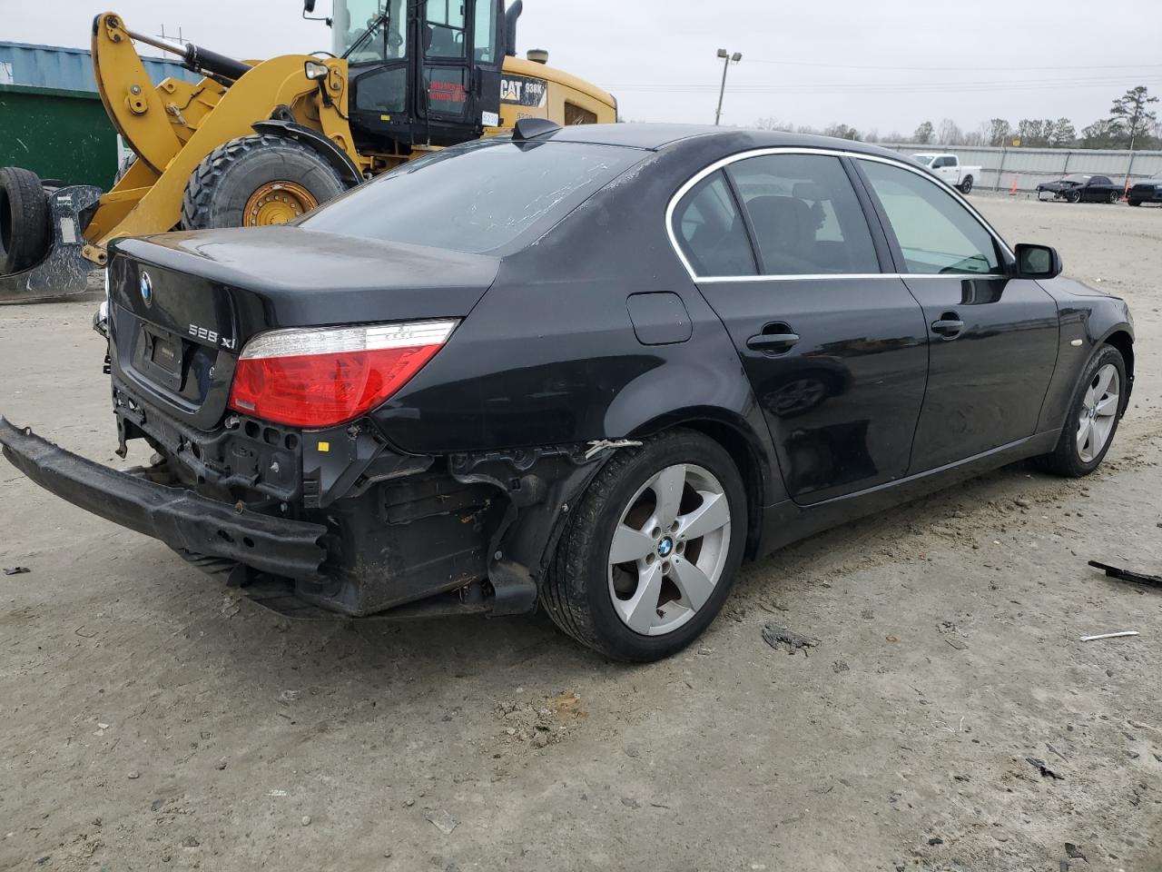 2008 BMW 5er VIN WBANV13518CZ58981 Copart auction photo, front end / rear end damage thumbnail 3