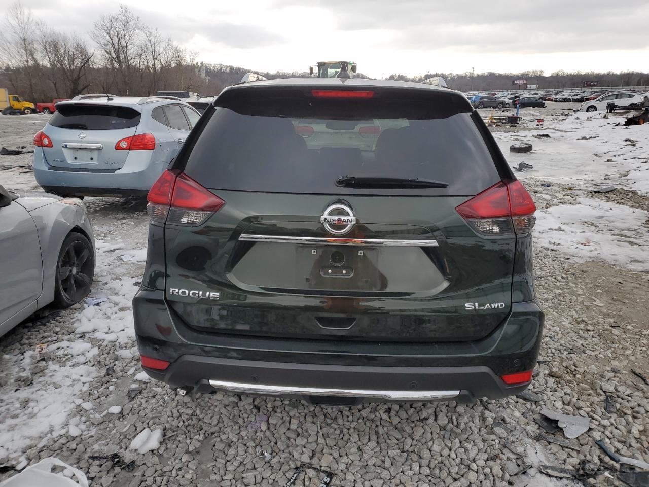 2019 Nissan Rogue VIN 5N1AT2MV8KC717109 Copart auction photo, side damage thumbnail 6