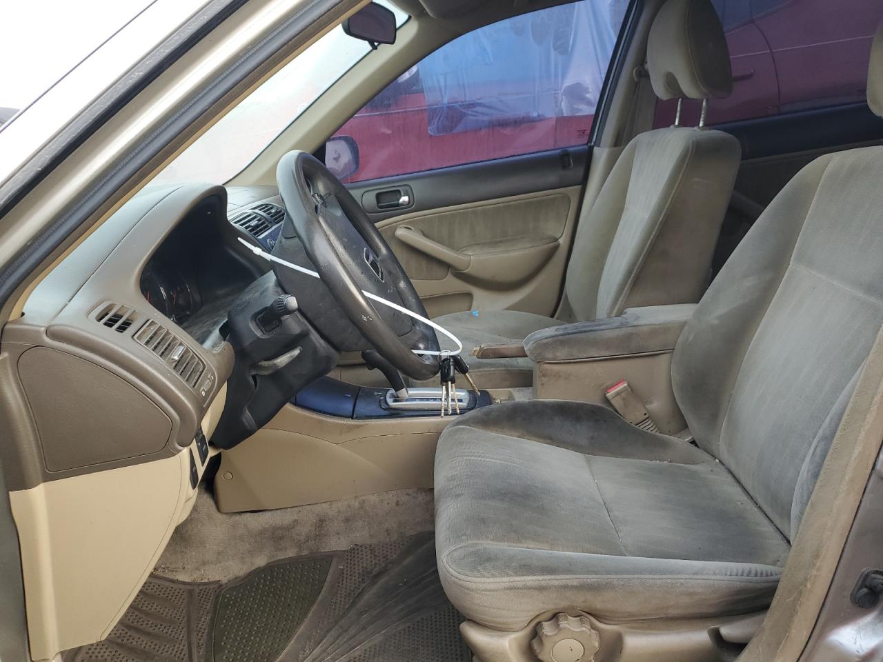 2004 Honda Civic VIN 2HGES165X4H560152 Copart auction photo, front end damage thumbnail 7