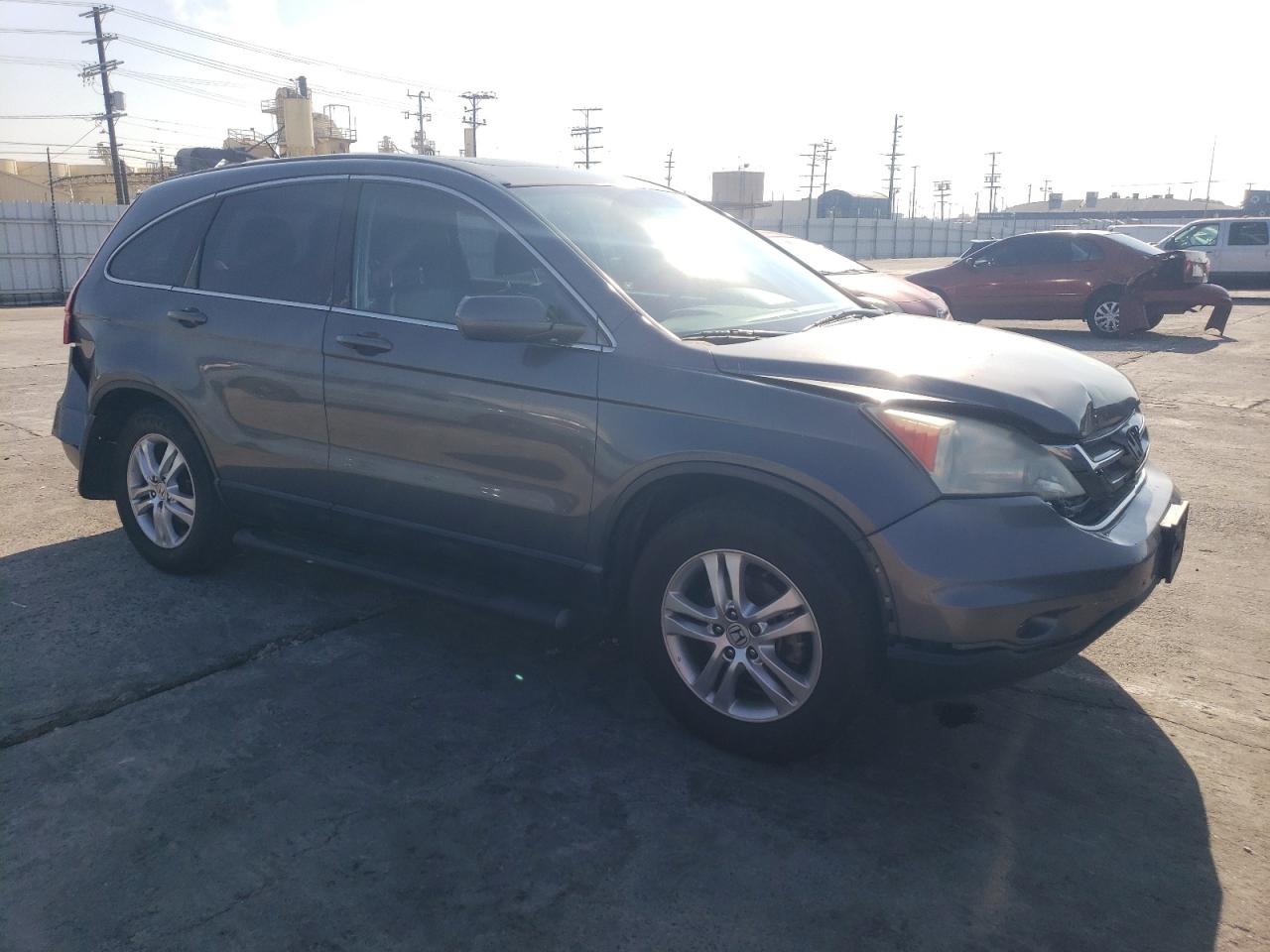 2010 Honda CR-V VIN 5J6RE3H72AL018067 Copart auction photo, front end / rear end damage thumbnail 4