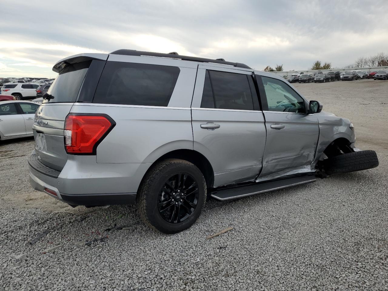 2023 Ford Expedition VIN 1FMJU1J81PEA44794 Copart auction photo, all over / undercarriage damage thumbnail 3
