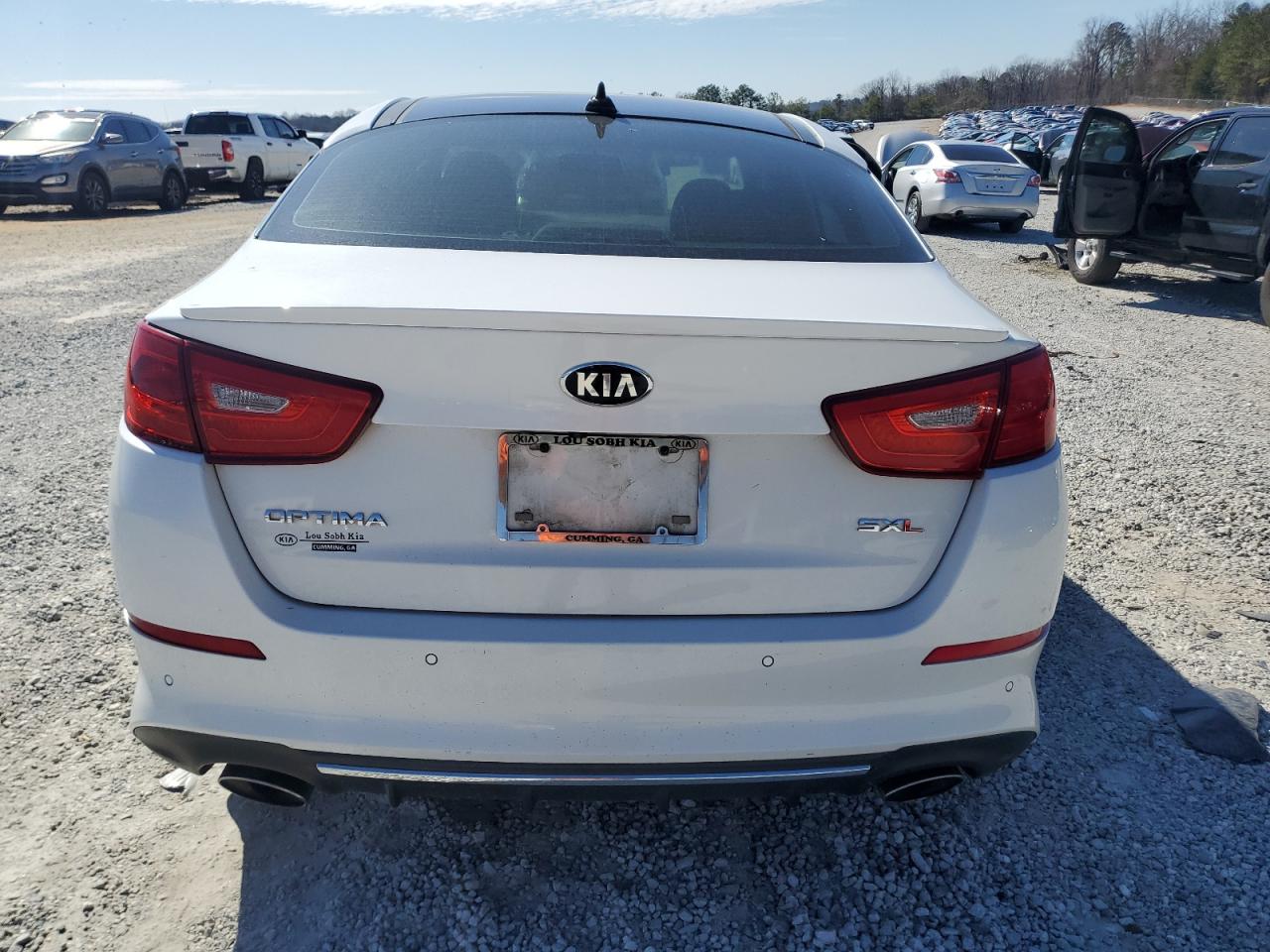 2015 KIA Optima VIN 5XXGR4A66FG515672 Copart auction photo, front end damage thumbnail 6