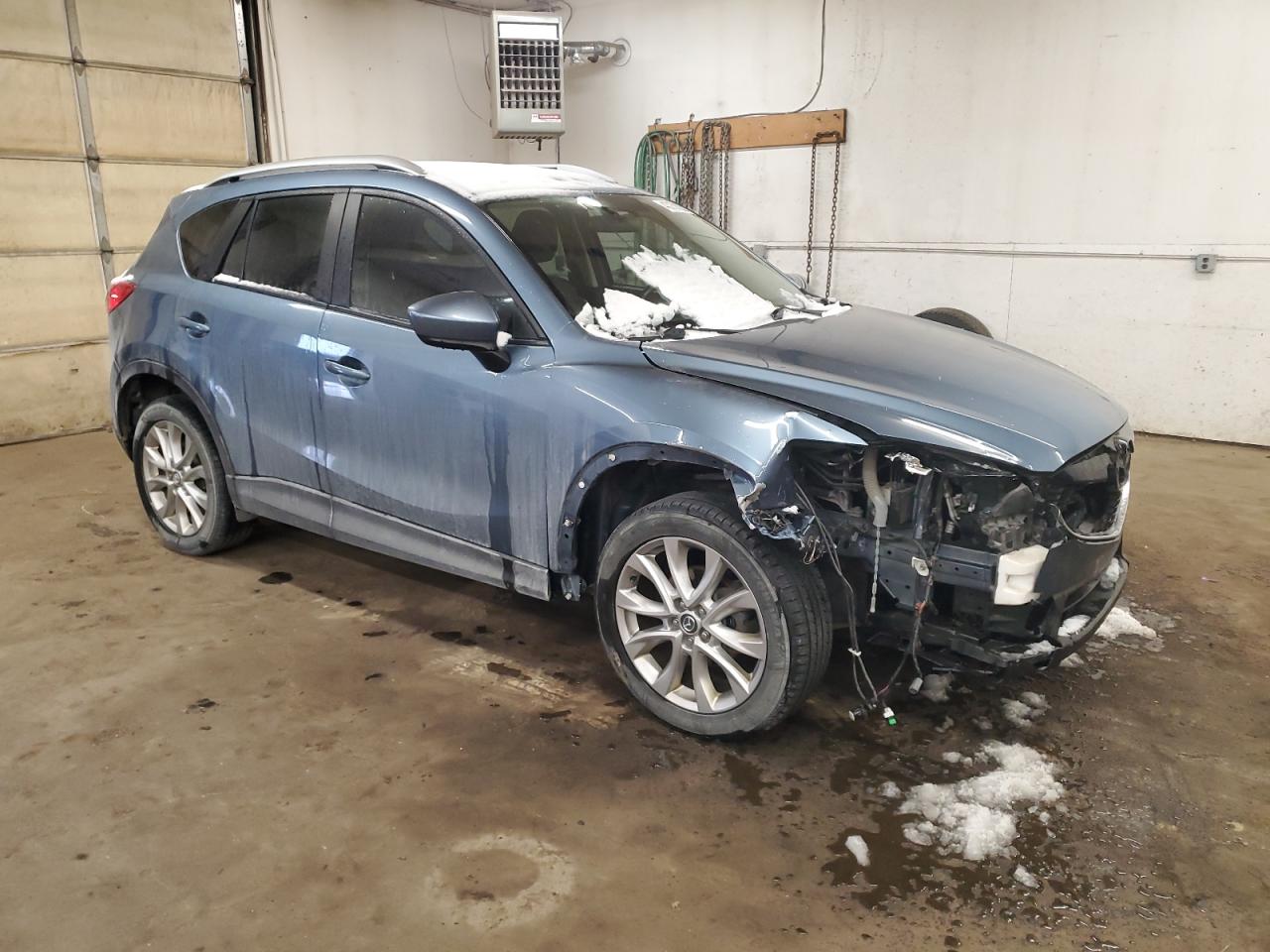 2014 Mazda CX-5 VIN JM3KE2DY1E0394662 Copart auction photo, front end damage thumbnail 4