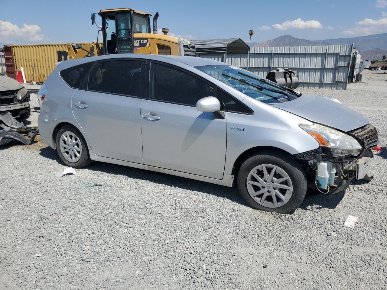 2012 Toyota Prius VIN JTDZN3EU4C3186618 Copart auction photo, rollover damage thumbnail 4
